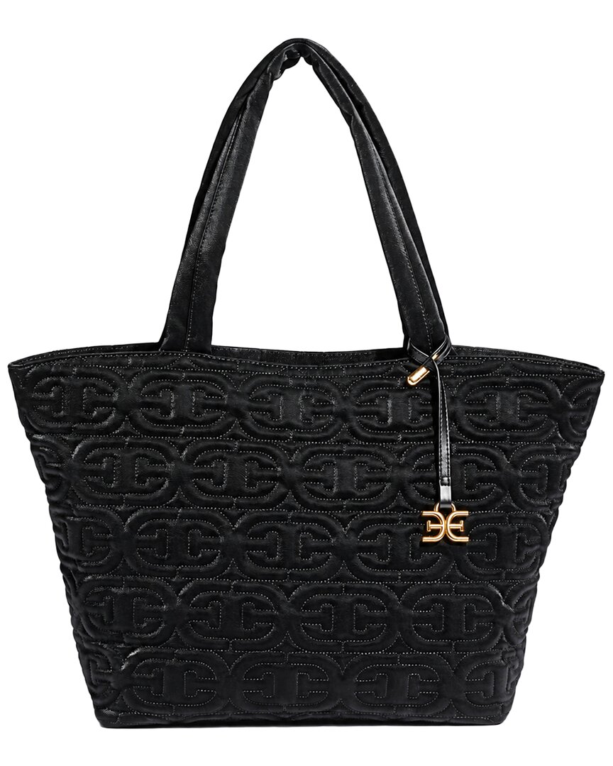 Sam Edelman Ethyl Top Zip East-west Tote In Black