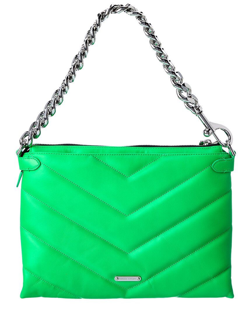 Rebecca Minkoff Edie Maxi Leather Crossbody In Green ModeSens
