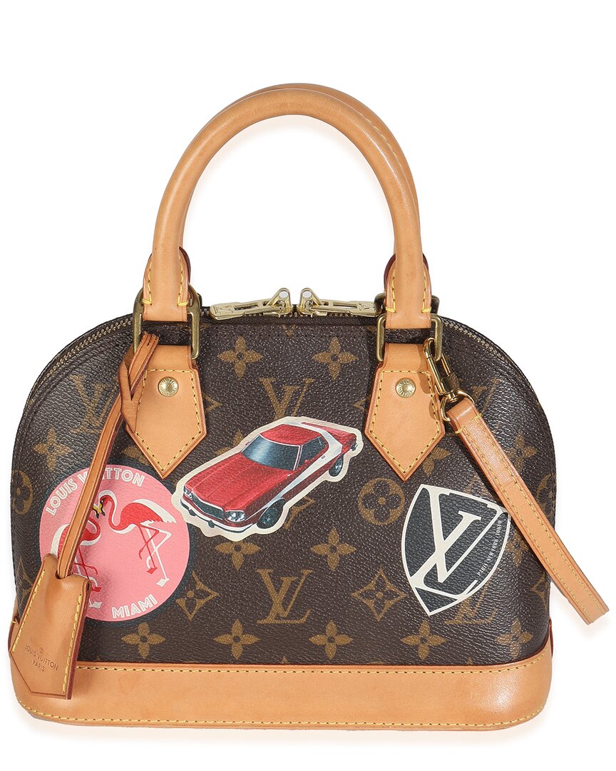 LOUIS VUITTON Pre-owned Brown Monogram Coated Canvas World Tour Alma Bb (authentic Pre- Loved)