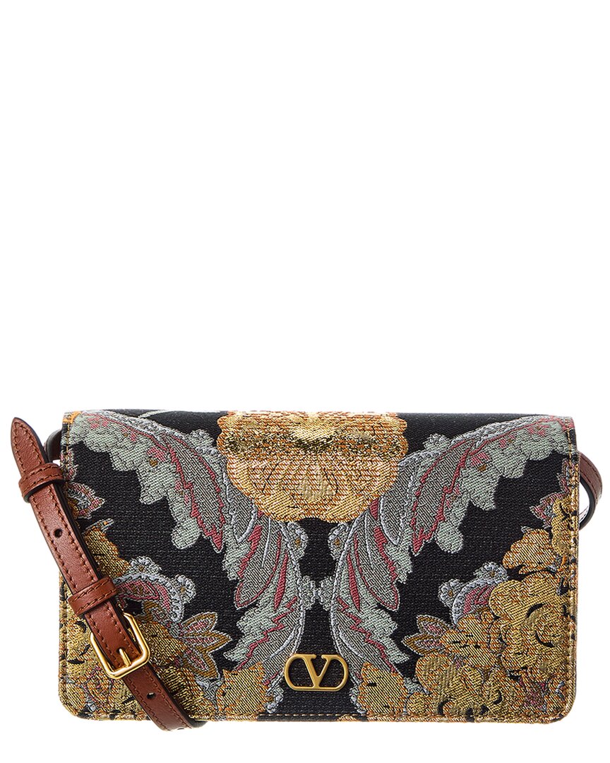Valentino Garavani Valentino Vlogo Canvas Shoulder Bag
