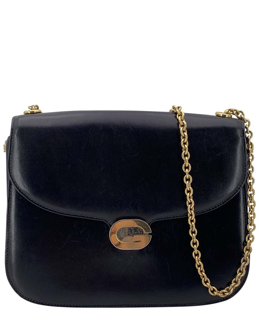 Gucci Leather Vintage Leather Shoulder Bag (authentic Pre-loved)