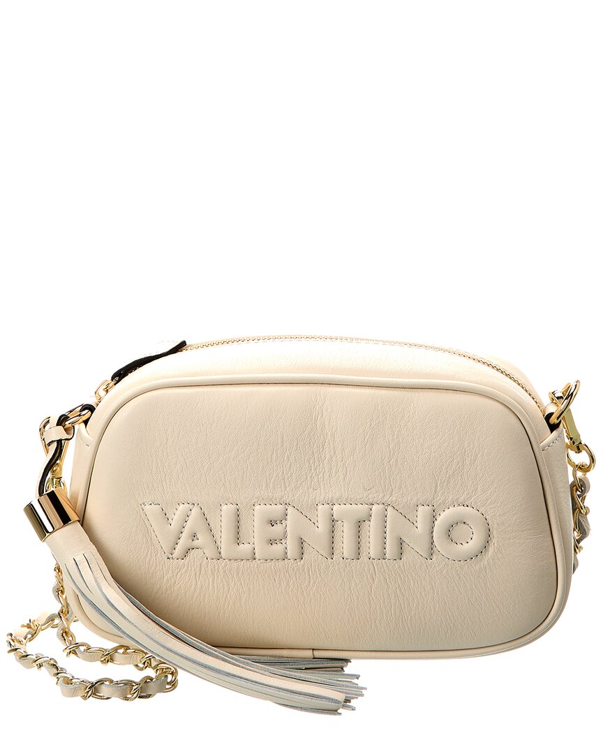 Valentino By Mario Valentino Bella Embossed Leather Crossbody In White ...