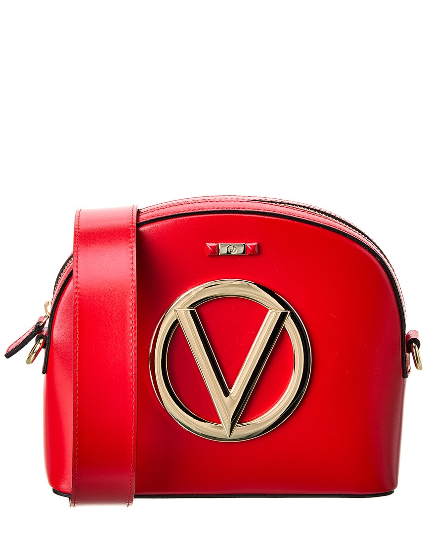 Valentino by Mario Valentino Diana V-Logo Leather Shoulder Bag