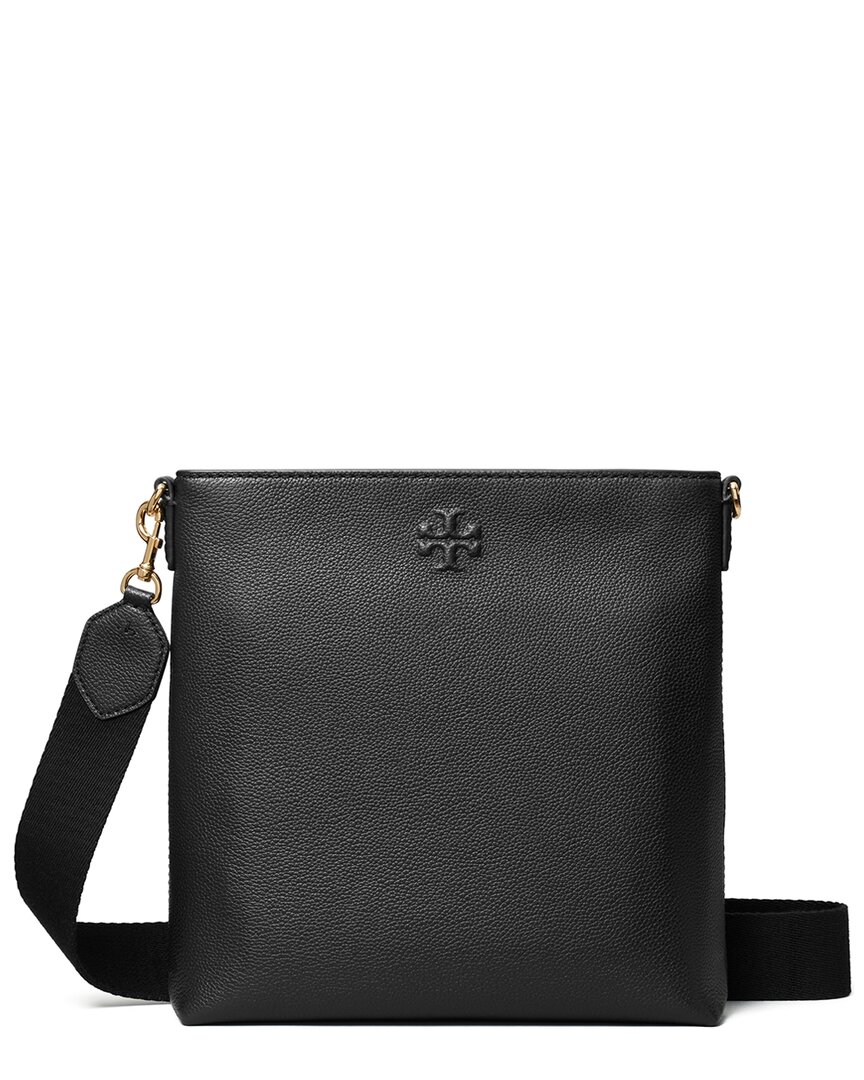 Tory Burch Thea Leather Swingpack Crossbody In Black