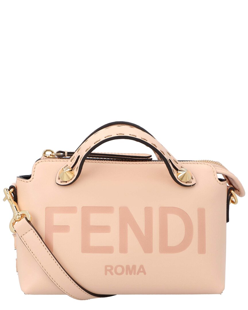 Fendi Beige Calfskin By The Way Mini Beig In Pink