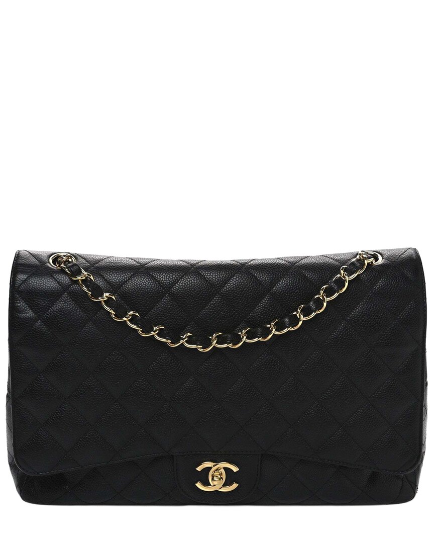 Pre-owned Chanel Classic Double Flap Leather Shoulder Bag
