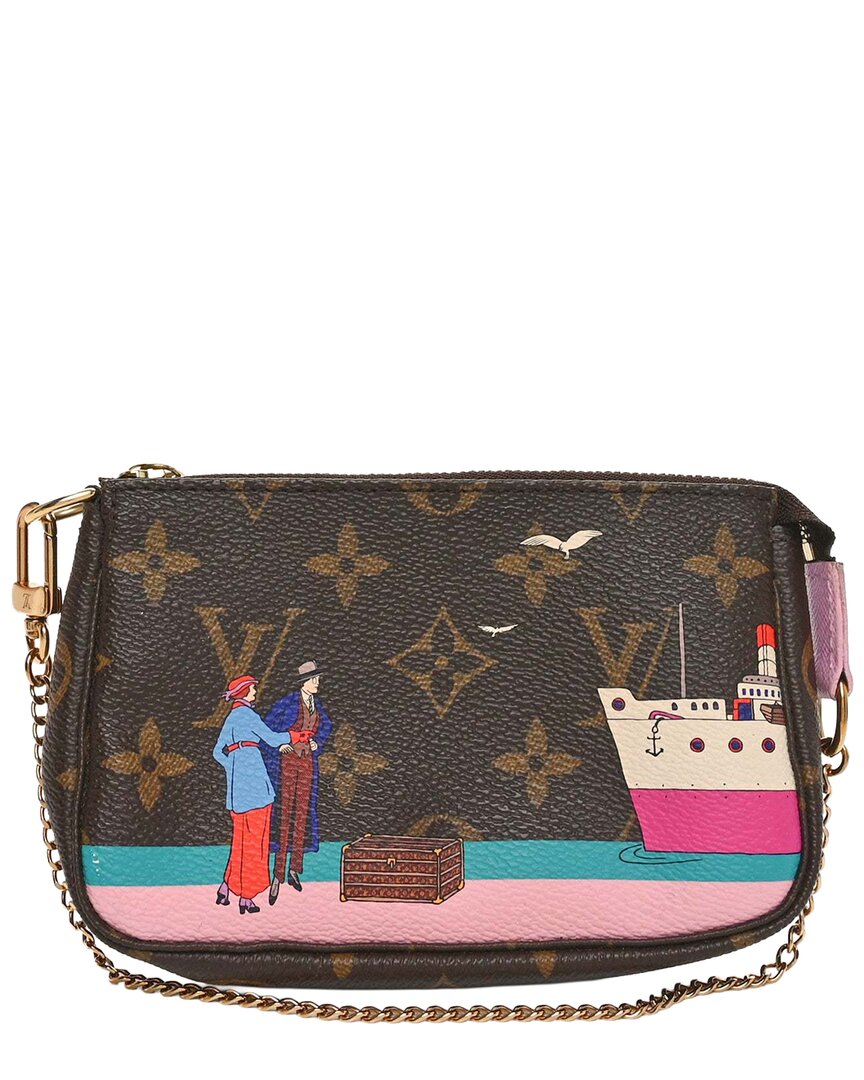 Click to view more detailed imagery on our partner's website Pre-owned Louis Vuitton Christmas Mini Canvas Pochette