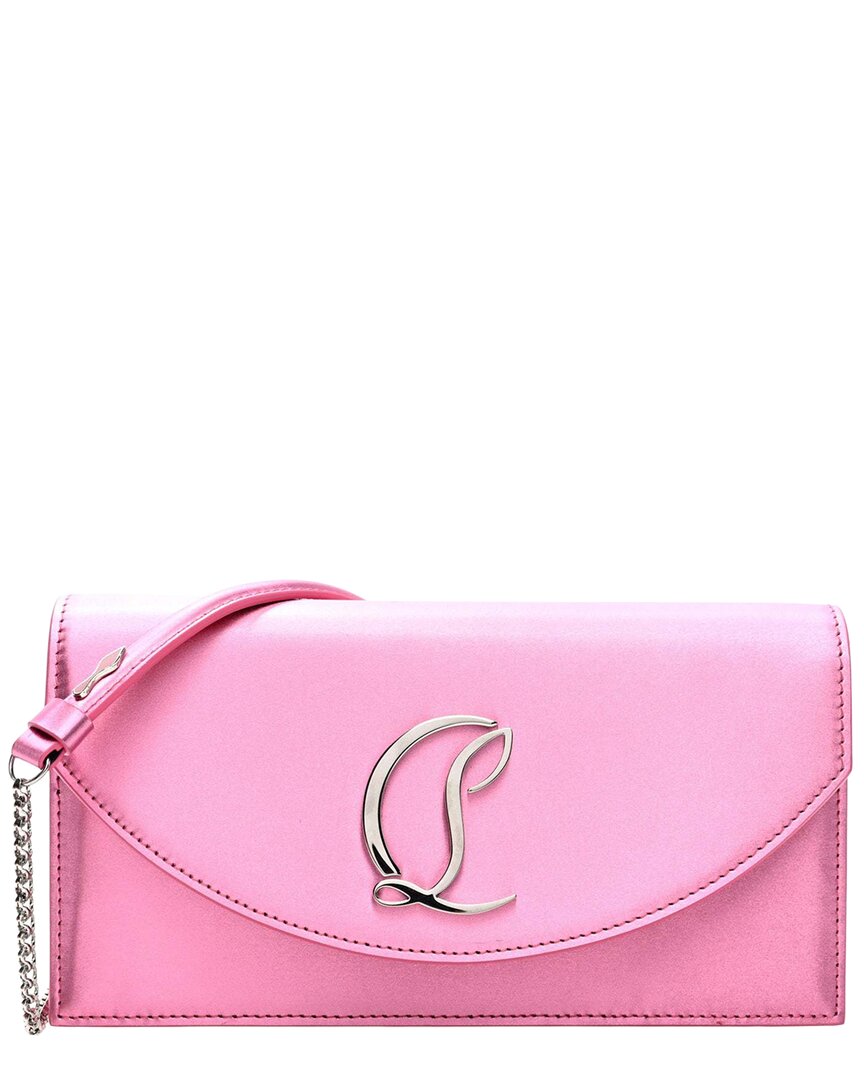 Dior Loubi54 Silk Clutch In Pink