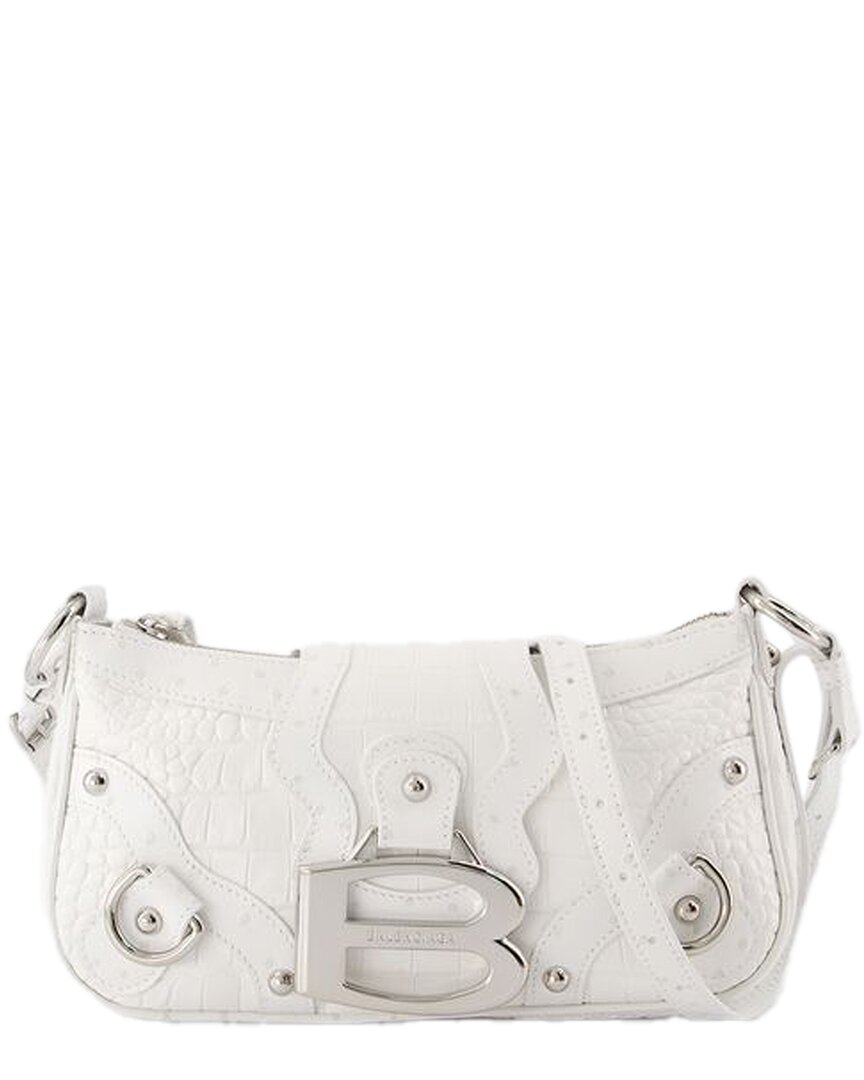 Balenciaga Essex Small Shoulder Bag In White
