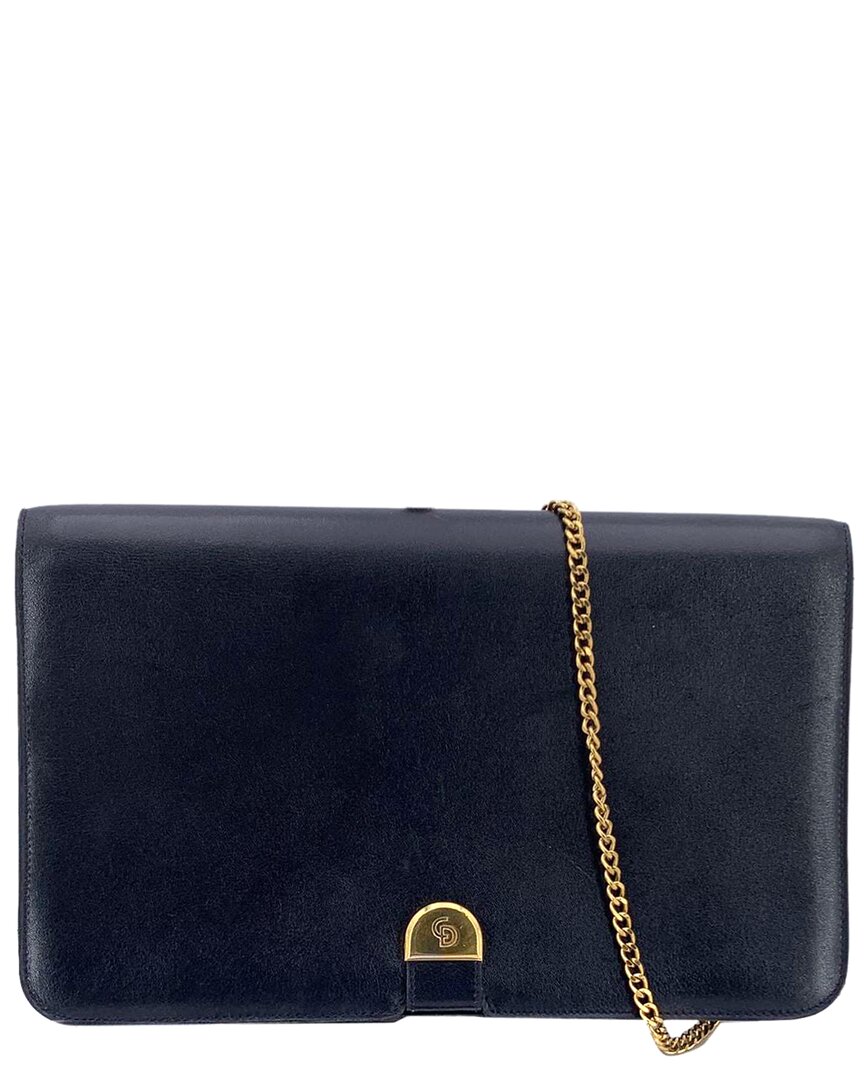 Dior Blue Leather Shoulder Bag (authentic Pre-loved)