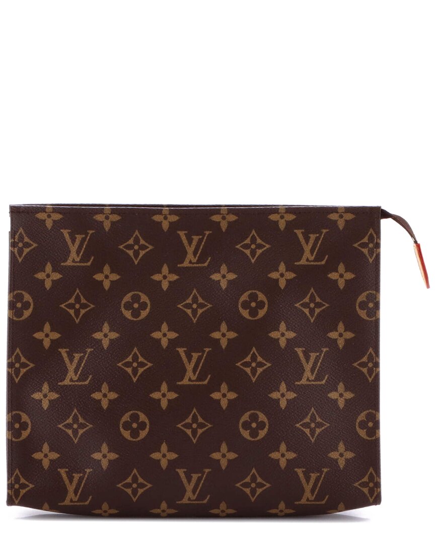 LOUIS VUITTON Pre-owned Brown Monogram Canvas Toiletry Pouch 26 (authentic Pre-loved)