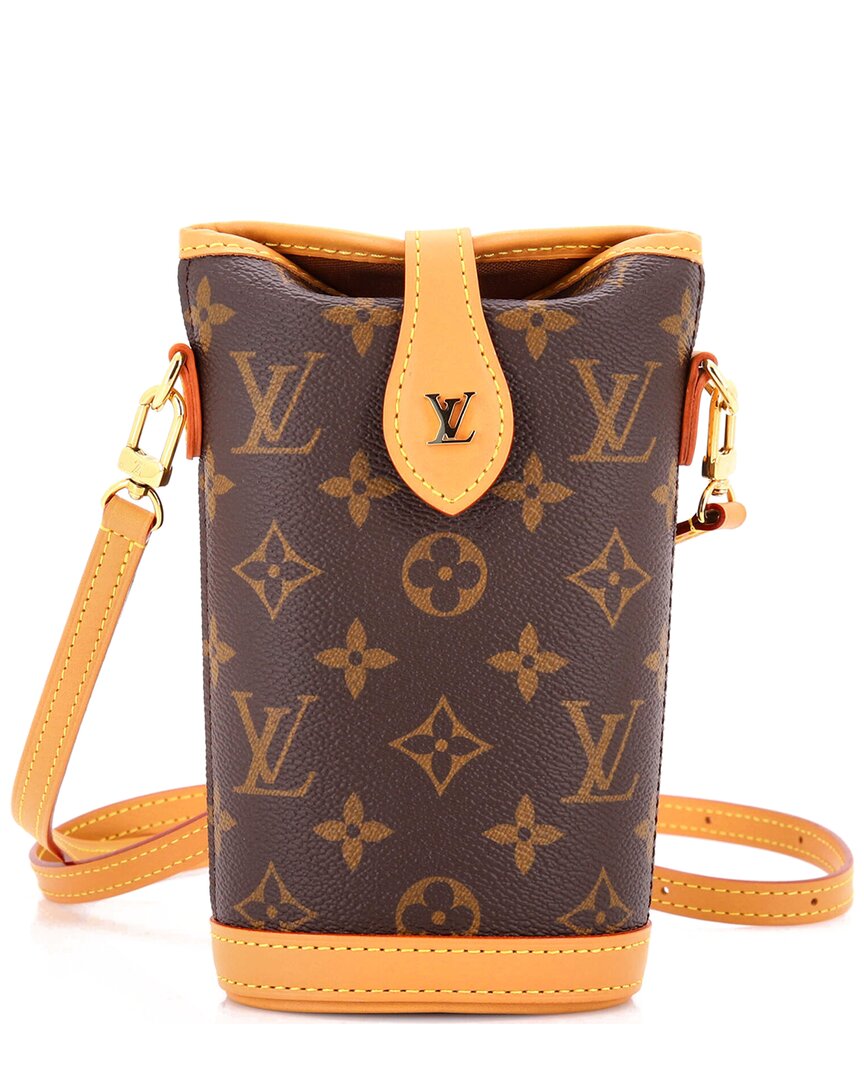 LOUIS VUITTON Pre-owned Brown Monogram Canvas Fold Me Pouch (authentic Pre-loved)