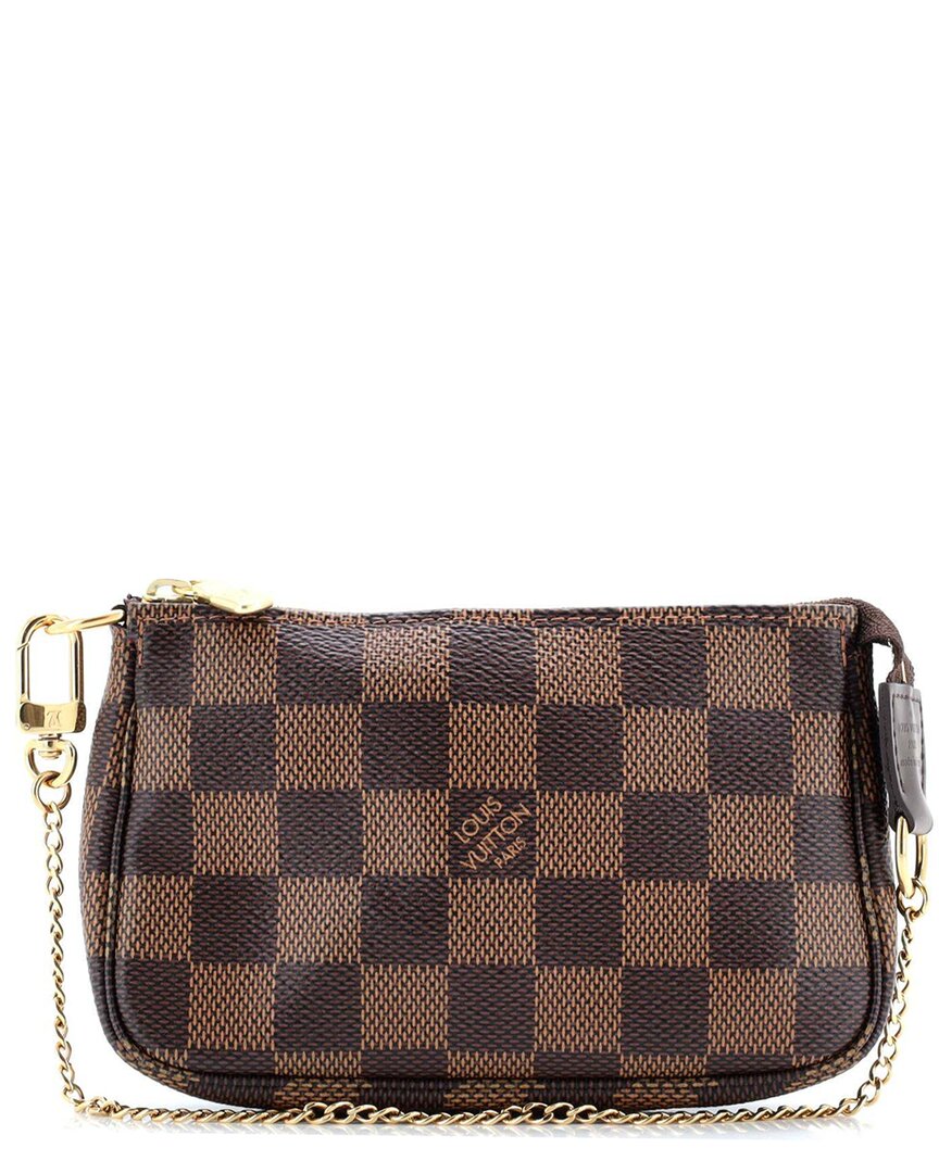 LOUIS VUITTON Pre-owned Brown Damier Pochette Accessoires Mini (authentic Pre-loved)
