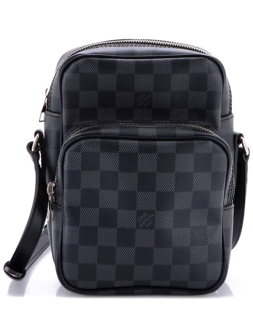 LOUIS VUITTON Pre-owned Black Damier Graphite Rem Bag (authentic Pre-loved)