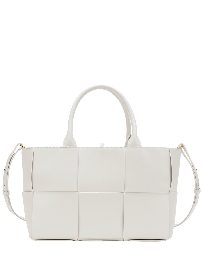 Tiffany & Fred Woven Smooth Leather Tote