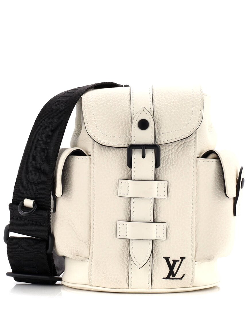 Pre-owned Louis Vuitton Christopher Backpack Taurillon Leather Xs (authentic Pre-loved)