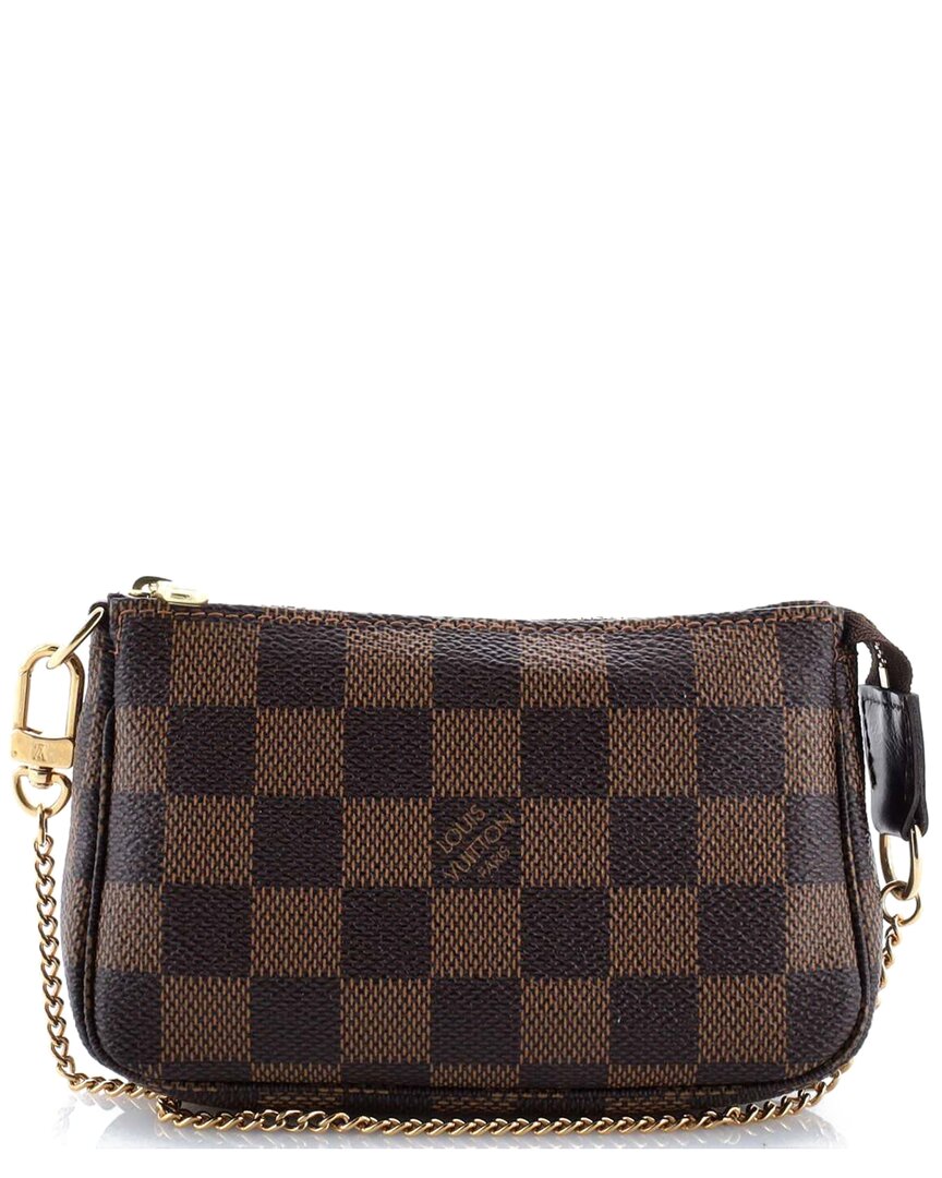 Pre-owned Louis Vuitton Pochette Accessories Damier Mini (authentic Pre-loved)