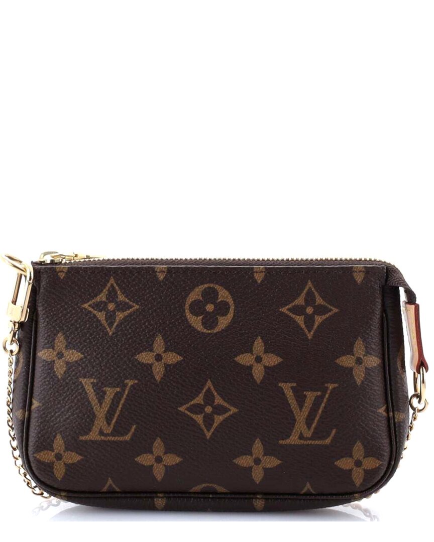 Pre-owned Louis Vuitton Pochette Accessories Monogram Canvas Mini (authentic Pre-loved)