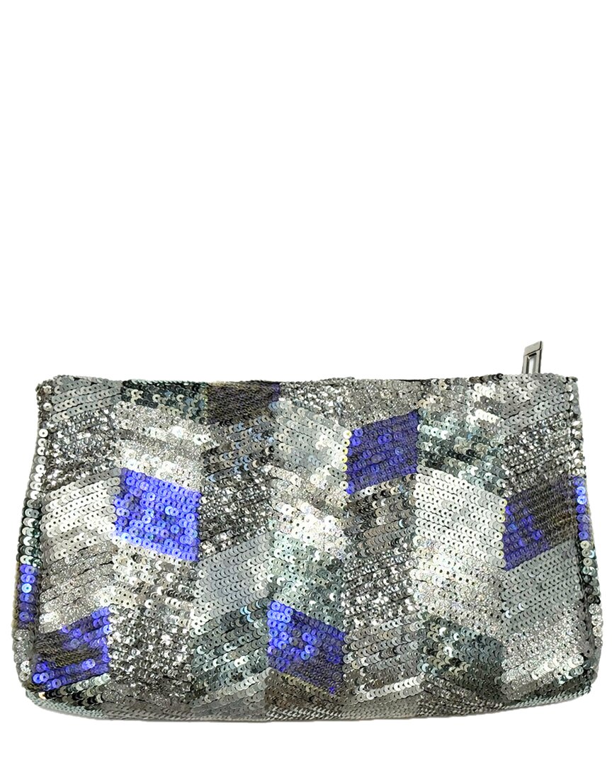 Simitri Zz Sling Bag In Silver