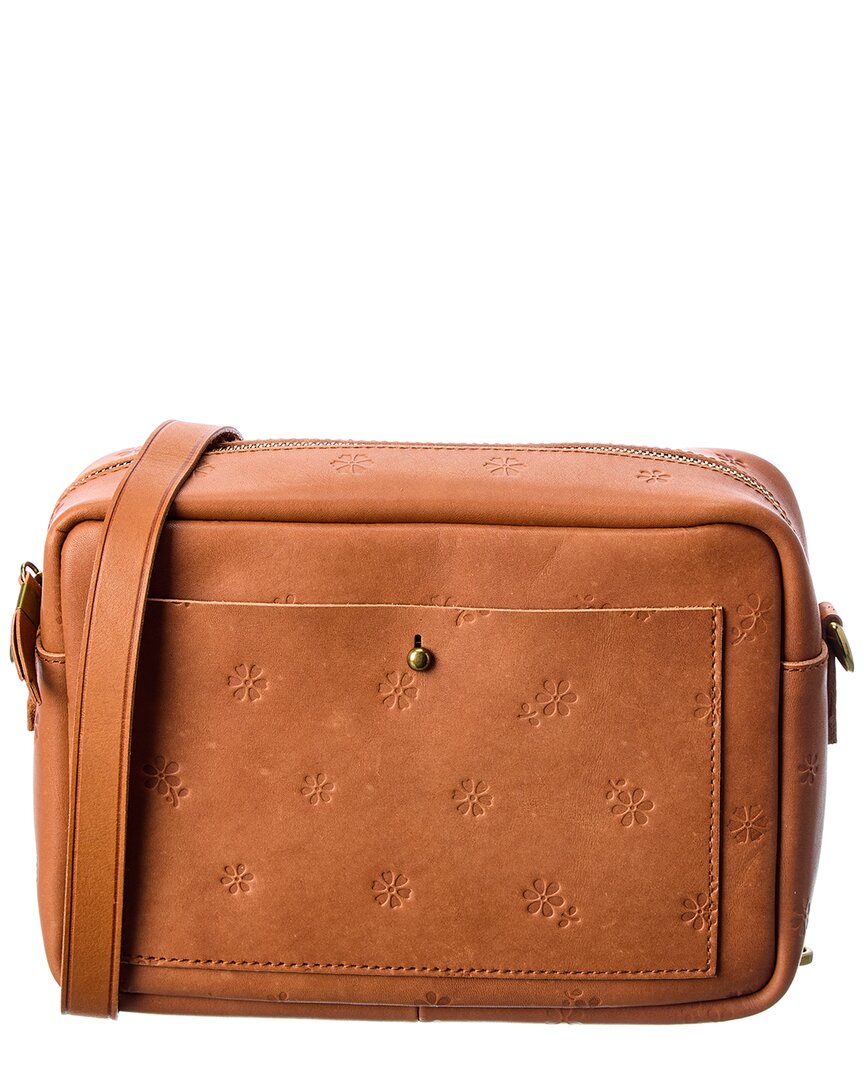 Madewell Transport Large Bandana Leather Camera Bag In Brown ModeSens