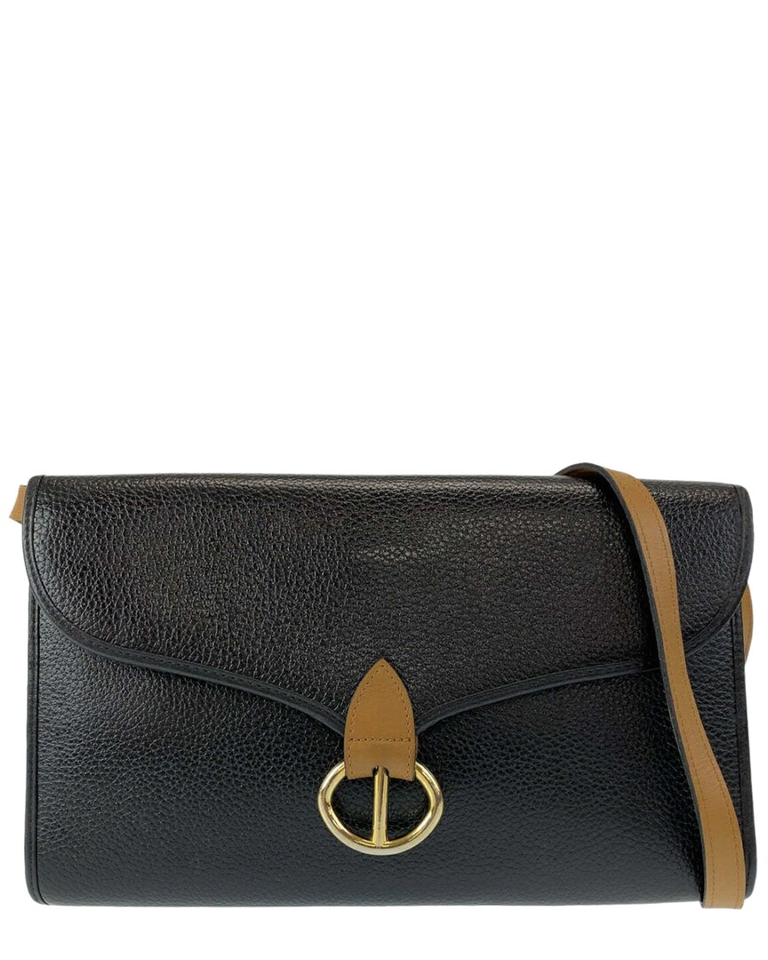 Dior Black Calfskin Shoulder Bag Pochette (authentic Pre-loved)