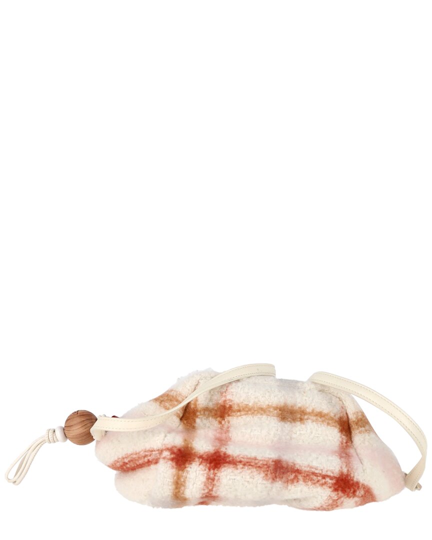 Loro Piana Multicolor Cashmere Small Puffy Check Print Pouch Bag (authentic  Pre-loved)