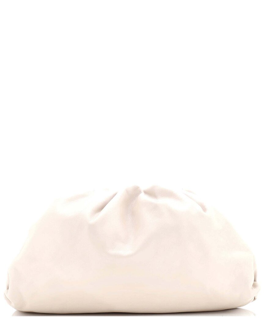 Bottega Veneta Beige Leather The Pouch Teen (authentic Pre-loved)