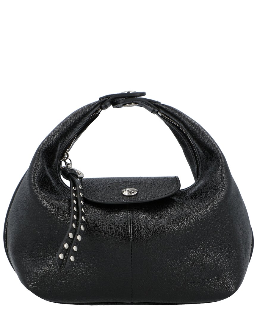 Longchamp Le Pliage Leather Mini Satchel