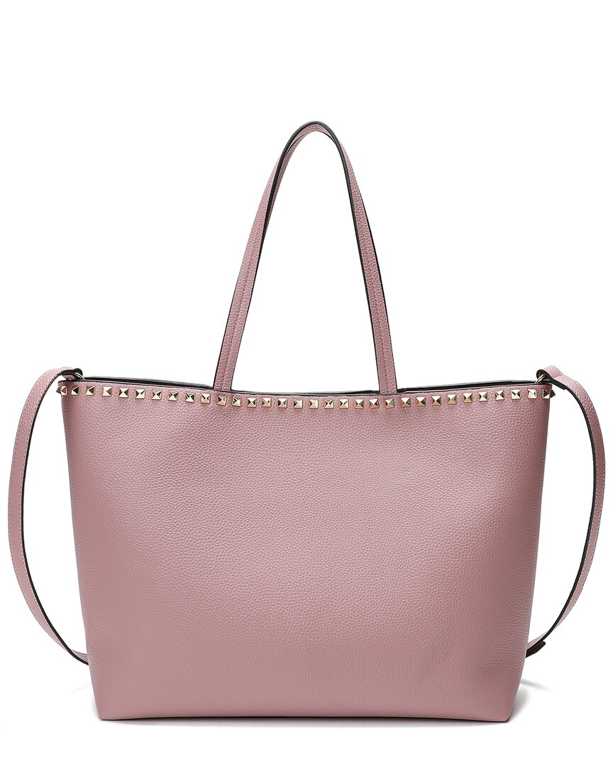 Tiffany & Fred Paris Full-grain Leather Tote In Brown