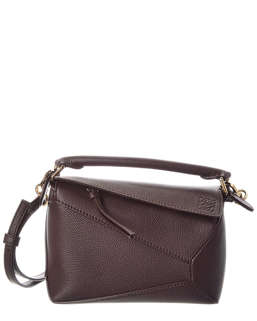 Loewe Puzzle Edge Small Leather Shoulder Bag Women's Red | eBay