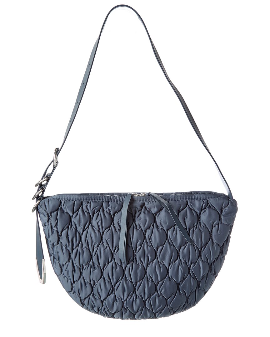 Rag & Bone Quilted Spire Mini Hobo In Grey