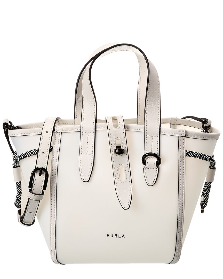 Furla Net Mini Tote In White