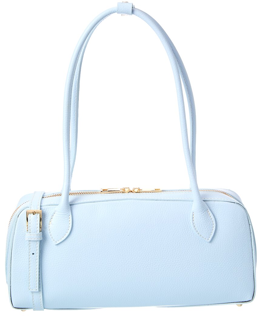 Isabella Rossetti Flora27 Leather East West Bag In Blue