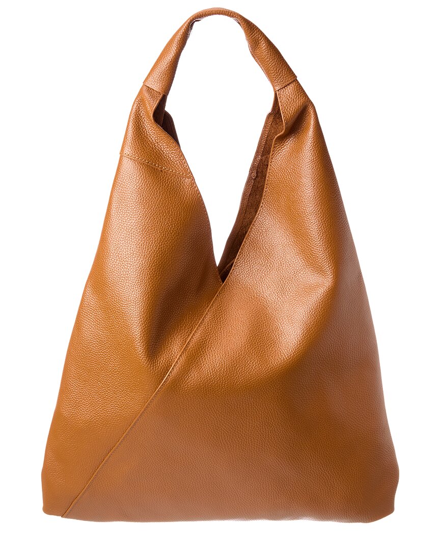 Isabella Rossetti Hazel27 Leather Shoulder Bag In Brown