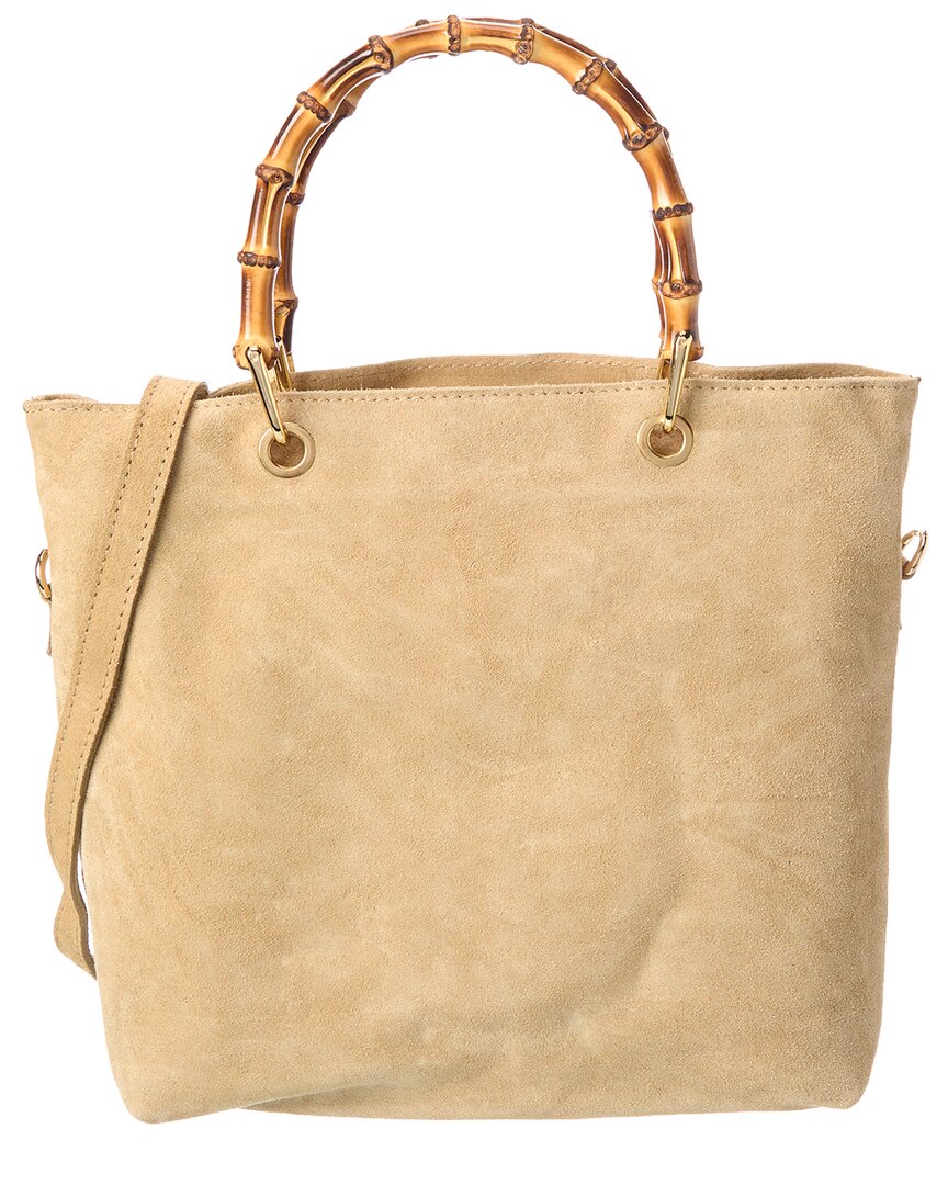 Isabella Rossetti Thea27 Leather Tote In Beige