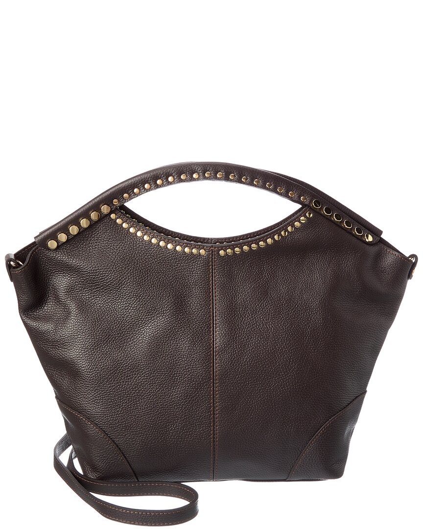 Isabella Rossetti Vera 27 Leather Tote In Brown