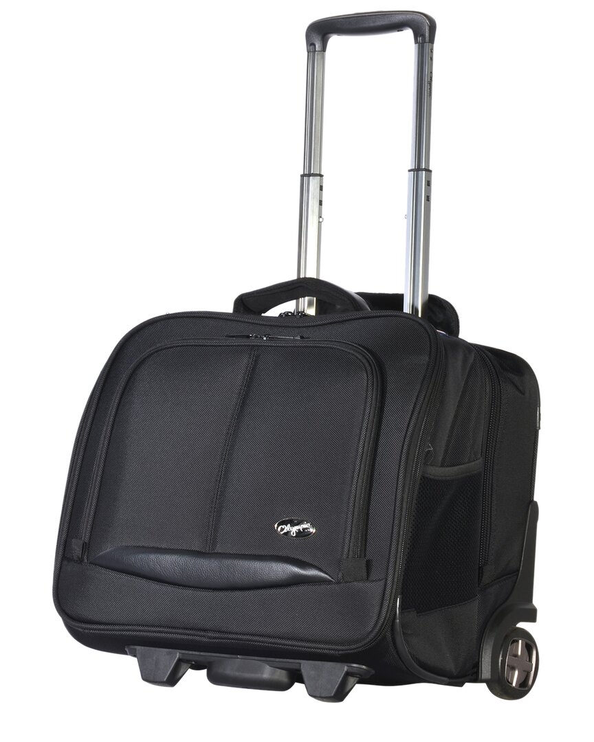 Olympia Usa The Exec Rolling Case With Laptop Comp In Black