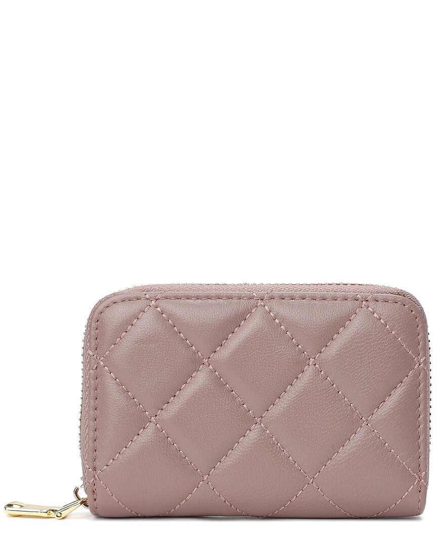 Tiffany & Fred Paris Quilted Leather Card Holder