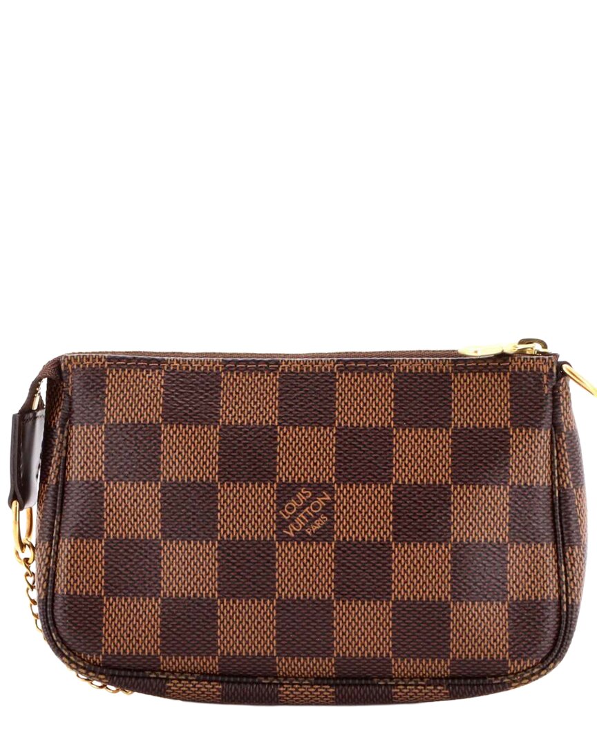 LOUIS VUITTON 브라운 다미에 에벤 포쉐트 악세수아르 미니