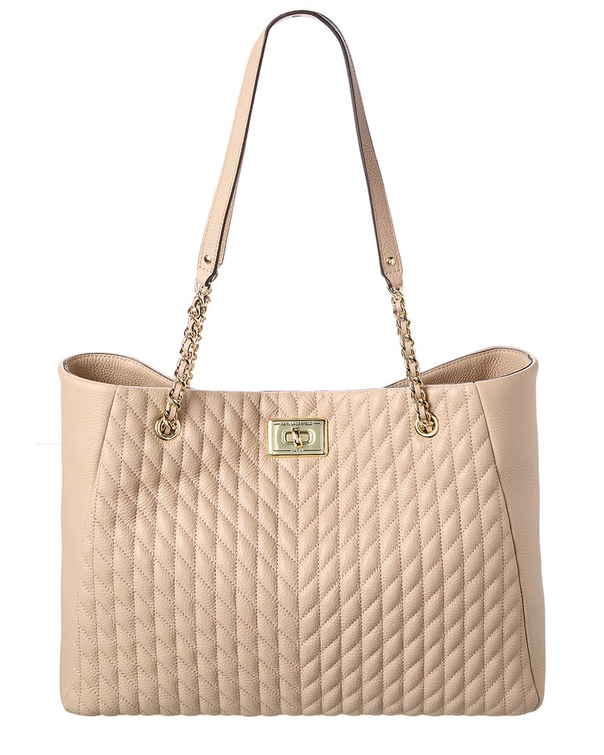 Karl Lagerfeld Agyness Leather Tote