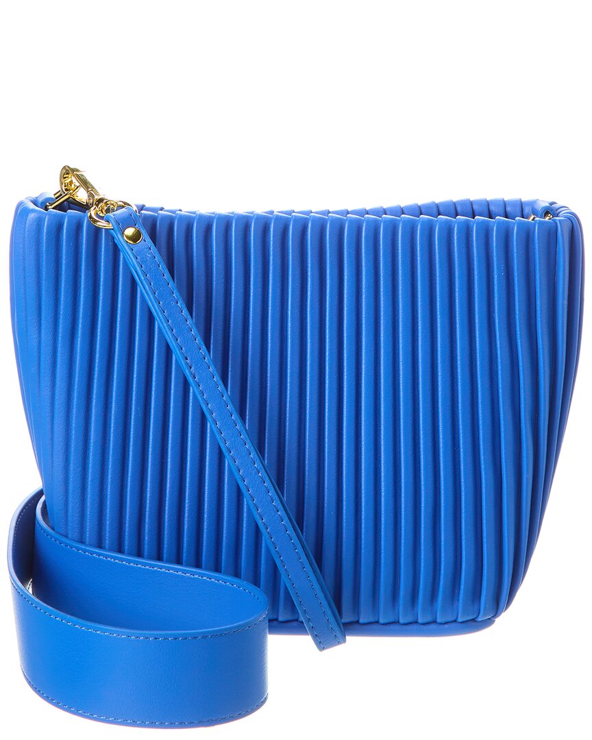 Tiffany & Fred Pleated Leather Shoulder Bag