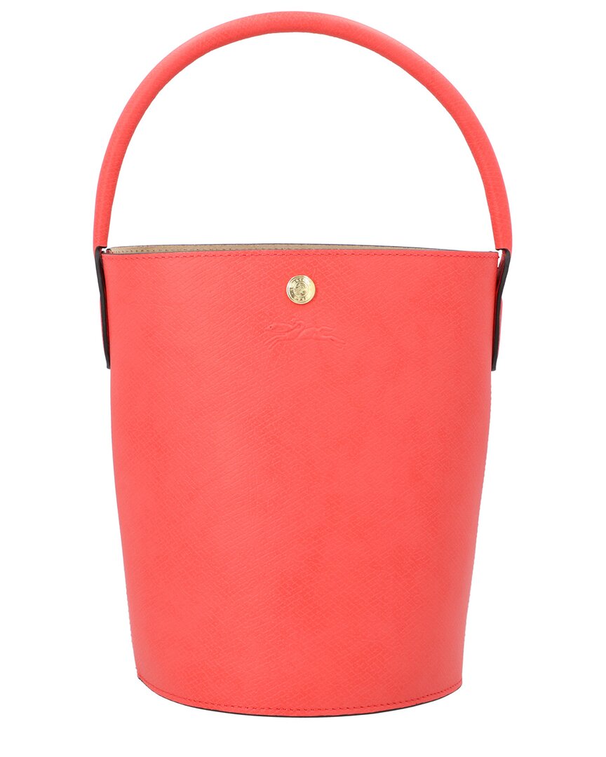 Longchamp Cuir De Russie Bucket Bag