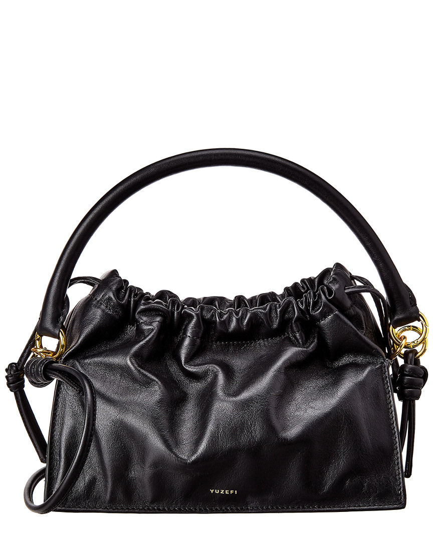 Image of Yuzefi Bom Leather Shoulder Bag