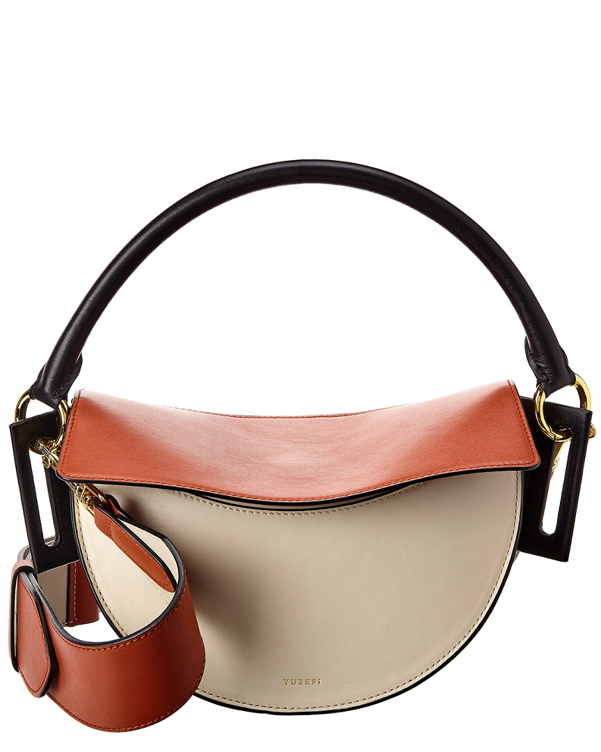 Image of Yuzefi Dip Leather Shoulder Bag