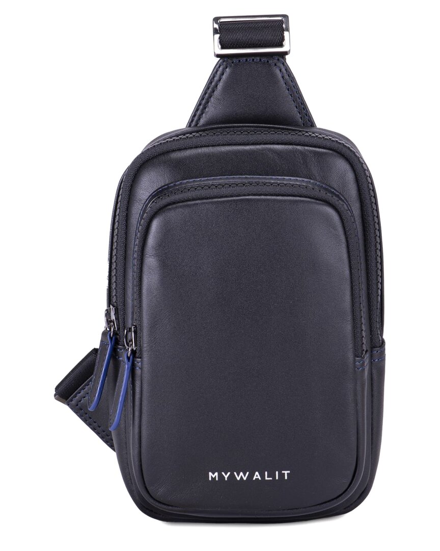 Mywalit A Leather Crossbody Sling