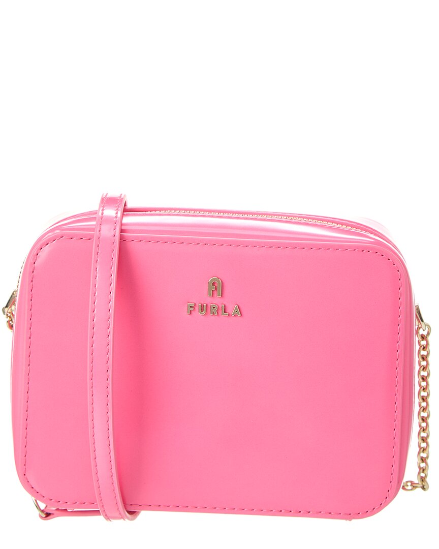 Furla Camelia Mini Leather Camera Case In Pink | ModeSens