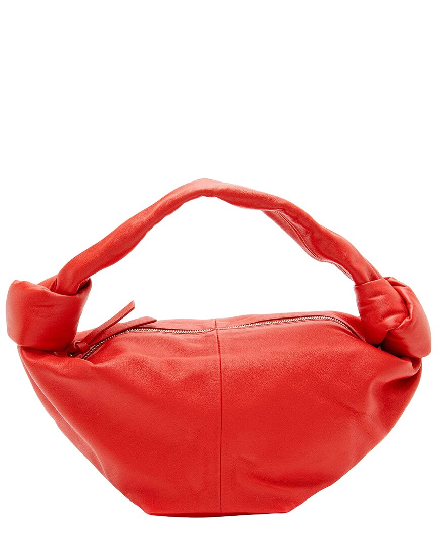Bottega Veneta Red Calfskin Double Knot Mini Bag (authentic Pre-loved)