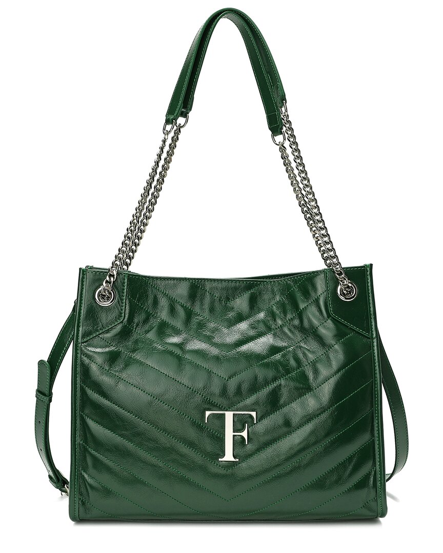 Tiffany & Fred Paris Oil-waxed Leather Tote