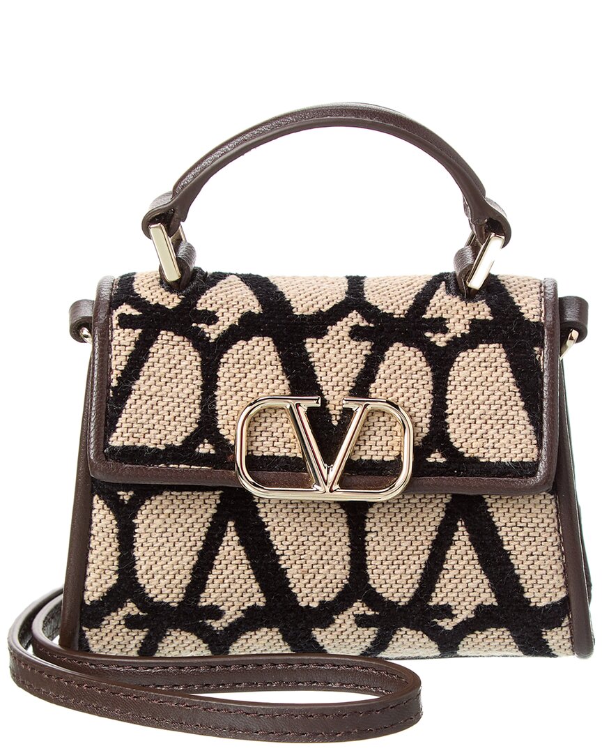 $2590 BNWT-Valentino Red Vsling/V Sling Small Leather Shoulder Bag Handbag