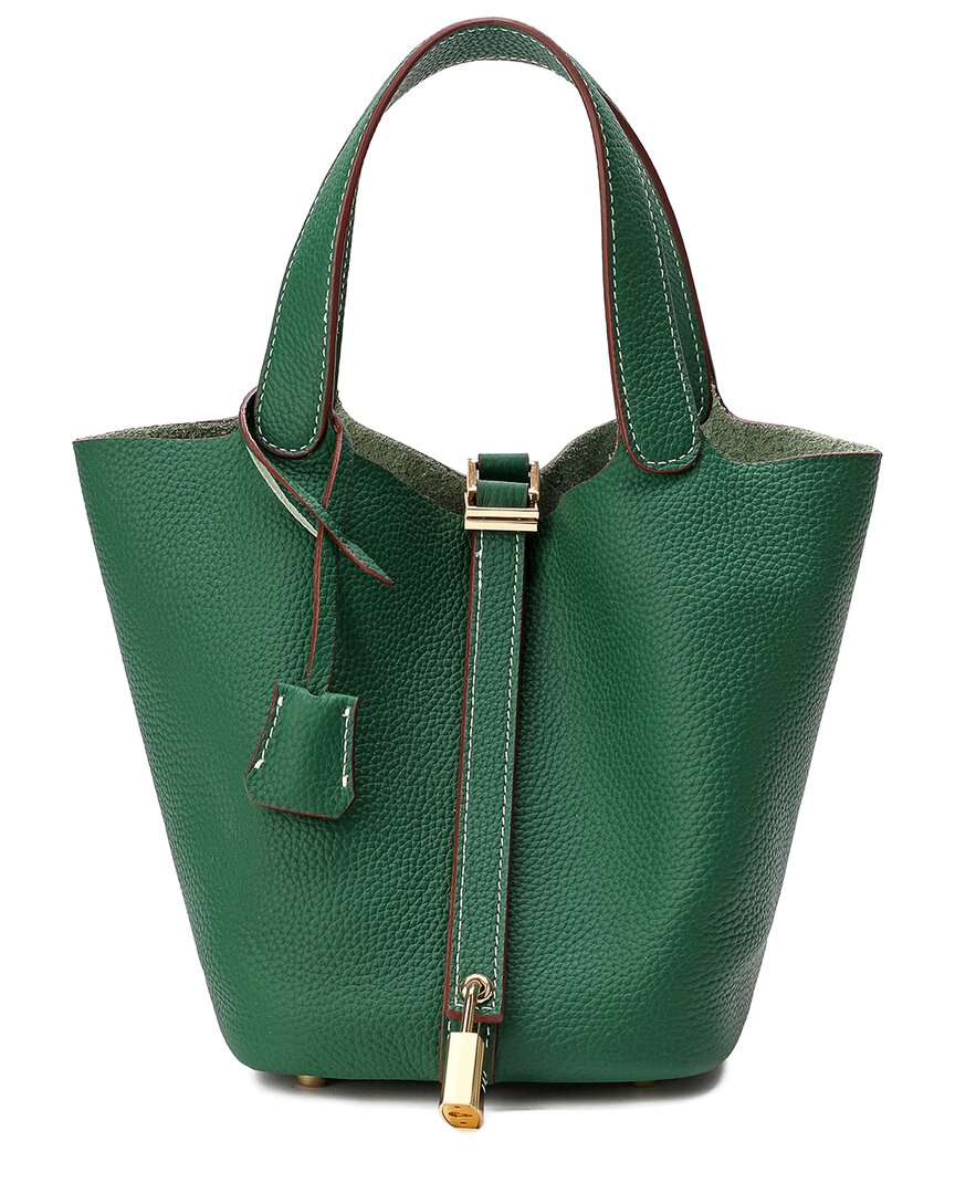 Shop Tiffany & Fred Paris Leather Top Handle Satchel